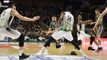 07/04/19 BALONCESTO PARTIDO ACB ENDESA
 UNICAJA - JOVENTUT BADALONA  
 JAIME FERNANDEZ 