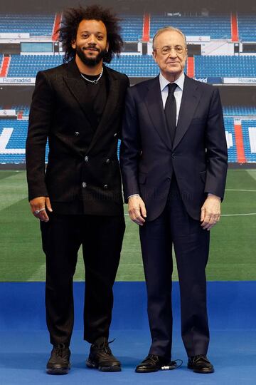 Marcelo con Florentino Pérez. 