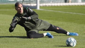 Joel, en un entrenamiento.