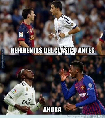 Los memes más divertidos del Real Madrid-Barcelona