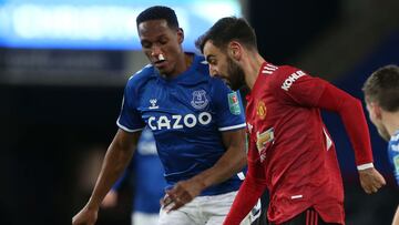 Everton, con Yerry Mina, eliminado de la Carabao Cup