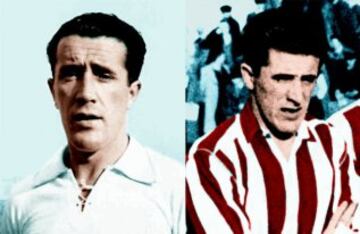 Ipiña, jugador rojiblanco durante una temporada: la 1935-1936. Y después, jugador blanco entre 1939 y 1949.