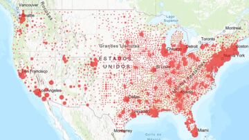 Estados Unidos ya superó la barrera de los 900,000 contagios y las 50,000 muertes, mientras que el estado de Nueva York sigue siendo el epicentro de la pandemia en la Unión Americana.