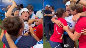 Sale a la luz el mejor momento de los Juegos: la épica celebración del bronce de Pau Echaniz, se van a emocionar mucho
