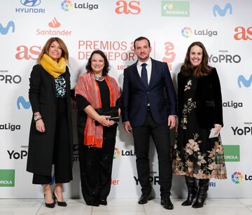 Natalia González Subdirectora Comercial de GG.CC. en PRISA Brand Solutions, Leyre La Casta Responsable de Medios Global de Iberdrola, Jesús Aspra Director Comercial Prisa Media, Elisa Yarte Responsable de Marca y Patrocinios de Iberdrola.








