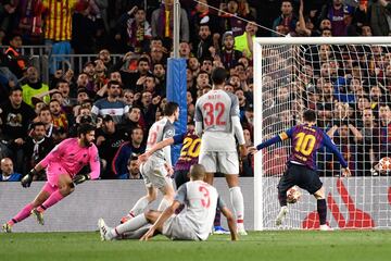 2-0. Leo Messi marcó el segundo gol.