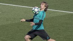 El entrenamiento del Madrid antes de recibir al Athletic