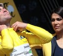 Contador salva una caída y Cavendish es el primer líder