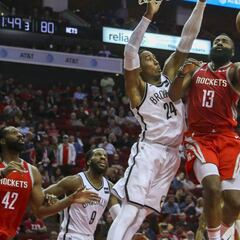 58 puntos de Harden... pero derrota histórica de los Rockets