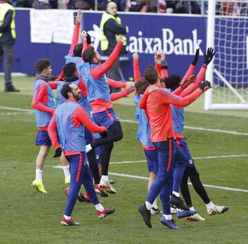 Multitudinario entrenamiento en el Wanda Metropolitano