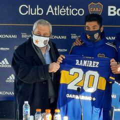 Ramírez: "Me toca disfrutar de Boca y aportar lo mejor"