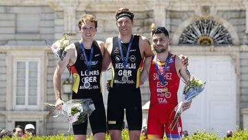 Roberto Sánchez, medalla de bronce en el mundial de triatlón.