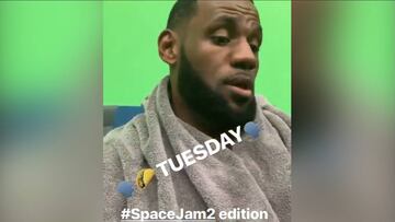 LeBron James filtra detalles del uniforme de Space Jam 2