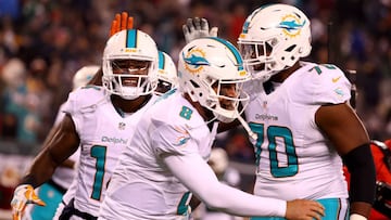 Los Miami Dolphins vuelan en el MetLife sin Ryan Tannehill