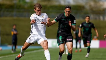 07/04/24 PARTIDO PRIMERA RFEF
REAL MADRID CASTILLA - CORDOBA
NICO PAZ CHRISTIAN DELGADO