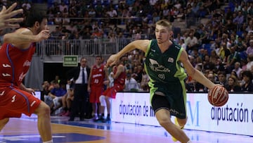 Domantas Sabonis, con el Unicaja.