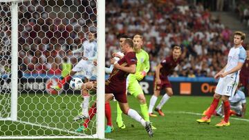 A Inglaterra se le fue el triunfo: Glushakov marcó en el 92'