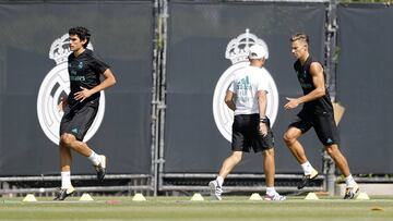 22/07/17 REAL MADRID GIRA PRETEMPORADA LOS ANGELES USA ENTRENAMIENTO VALLEJO MARCOS LLORENTE