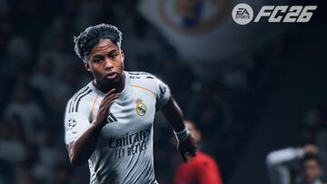 La imagen de Endrick en el videojuego EA FC 26.