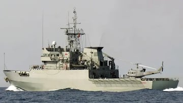 La Armada detecta un submarino ruso 