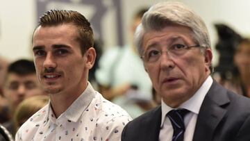 Griezmann y Cerezo. 