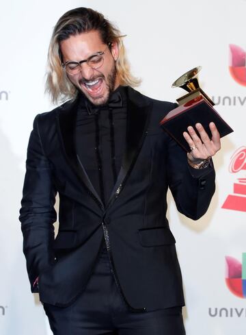 Maluma se llevó el premio a Mejor Álbum Vocal Pop por su disco 'F.A.M.E'. 