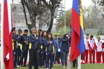 Así fue la Ceremonia de las Banderas en Santiago 2017