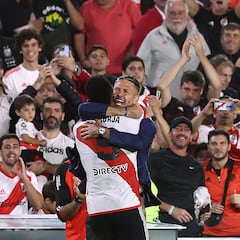 Borja y el abrazo con Demichelis: “Tenemos una linda relación”