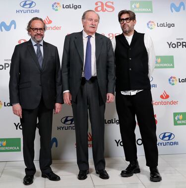 Juan Cantón Director General de Prensa de Prisa Media, Luis Montiel  y Vicente Jiménez Director del Diario AS.







