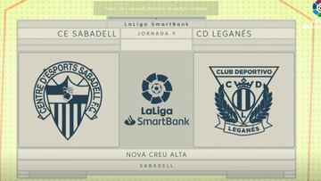 Resumen del Sabadell vs. Leganés de LaLiga SmartBank