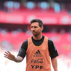 La Selección Argentina entrena en San Mamés ante 15.000 aficionados