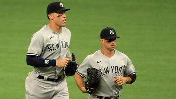 Judge lidera las Mayores con ocho bambinazos, uno m&aacute;s que el jardinero derecho Nick Castellanos (Cincinnati Reds), y tambi&eacute;n en carreras producidas, con 19.