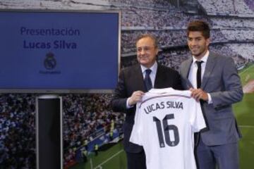 Florentino Pérez y Lucas Silva.