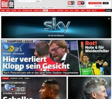 Portadas de la prensa extranjera