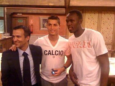 El reto incumplido de Cristiano y Bolt: ¿Quién es más rápido con un balón?