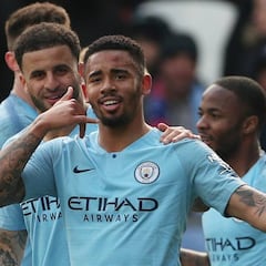 Sterling y Gabriel Jesús guían al City hacia el título de liga