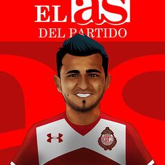 El AS del partido: El delantero argentino Enrique Triverio