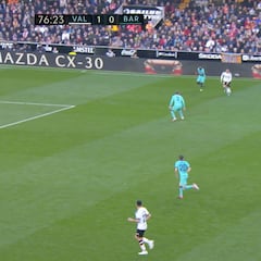 La secuencia que resumió el descalabro del Barça: cadena de errores defensivos muy serios