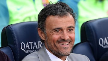 El entrenador del Barcelona, Luis Enrique.