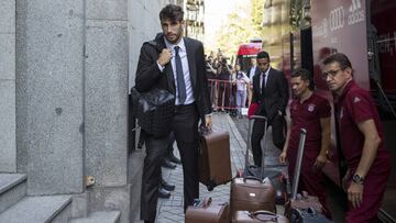 Javi Martínez y detrás Thiago, dos de los jugadores españoles del Bayern.