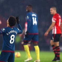 Felipe Anderson y el West Ham hunden al Southampton