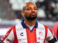 Joao Geraldino of San Luis during the 3rd round match between Tijuana and Atletico de San Luis as part of the Liga BBVA MX, Torneo Clausura 2026 at Caliente Stadium, on January 17, 2026 in Tijuana, Baja California, Mexico.