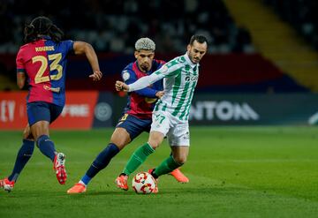 Juanmi en Copa contra el Barcelona.