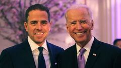 Hunter Biden y Joe Biden v&iacute;a Getty Images.