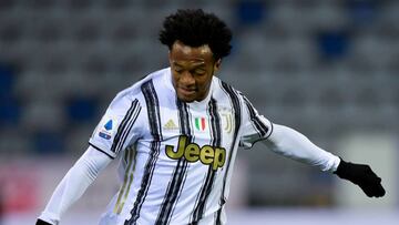 Juan Guillermo Cuadrado en un partido de la Juventus en la Serie A