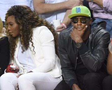 Serena Williams y Usain Bolt estuvieron presentes en el American Airlines Arena.