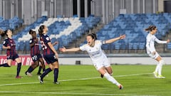 Ivana Andrés celebra el 1-0 del Real Madrid al Eibar en la jornada 20 de la Liga F.