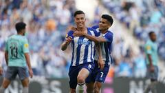 Matheus Uribe y Luis D&iacute;az en un partido del Porto