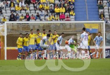 Partido Las Palmas-Málaga.