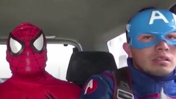 ¡Les llegó su Halloween! Policías peruanos disfrazados de los Vengadores desarticulan una banda criminal